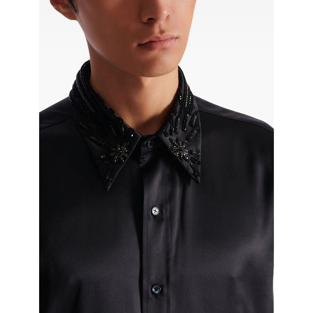 [Balmain] Shirts Long Sleeve SS26 GH1HS498 PD31 EAP
