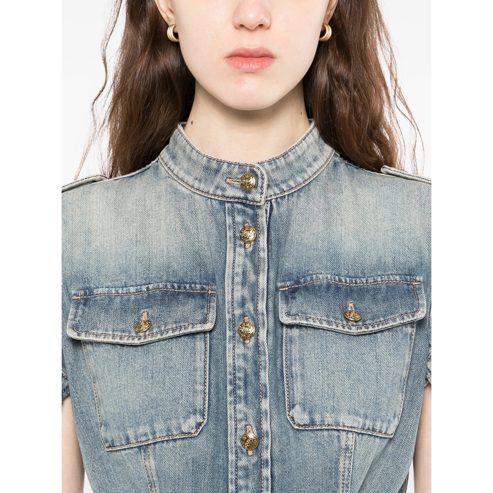 [Alexander McQueen] Short sleeve dress SS26 857116 QMAD1 4383