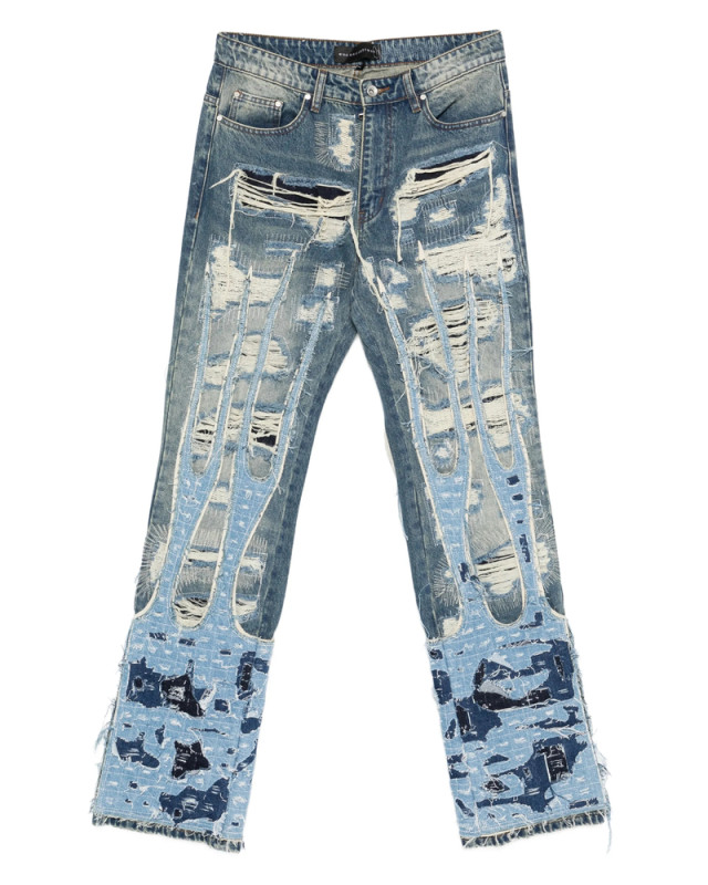 [Who Decides War] Jeans FW25 FLAME BORD DEN  DENIM