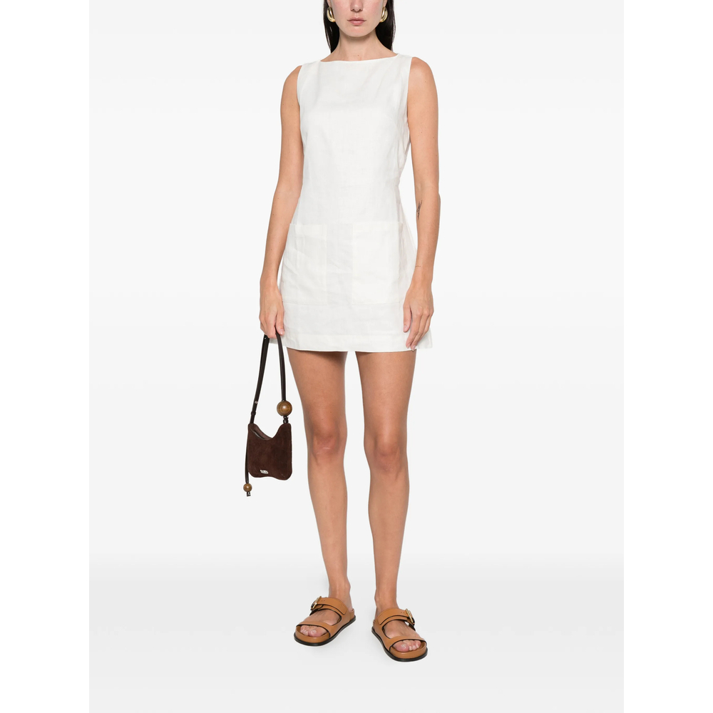 [Faithfull The Brand] Sleeveless dress SS26 FF4524-WHT ELENA MINI WHITE