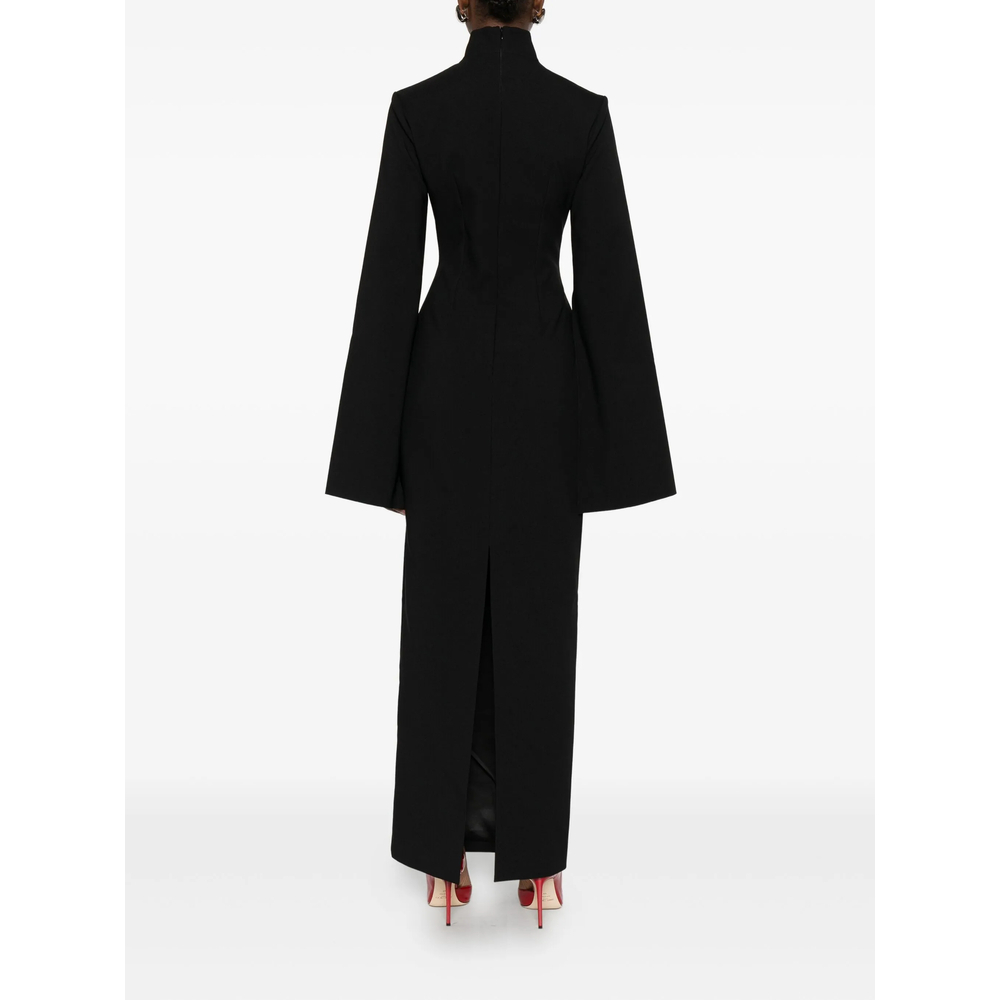 [Solace London] Long sleeve dress SS26 OS46013  BLACK