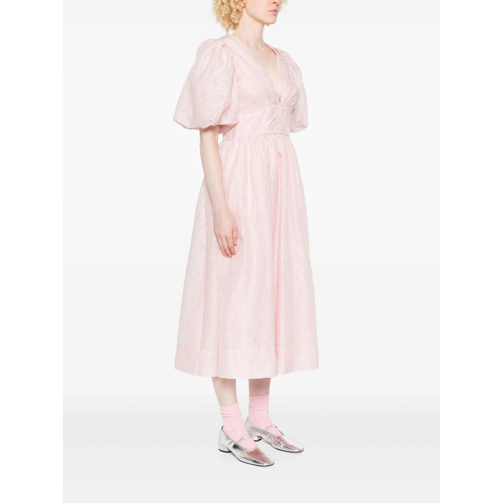 [Sea] Short sleeve dress FW25 PF25-053  PINK