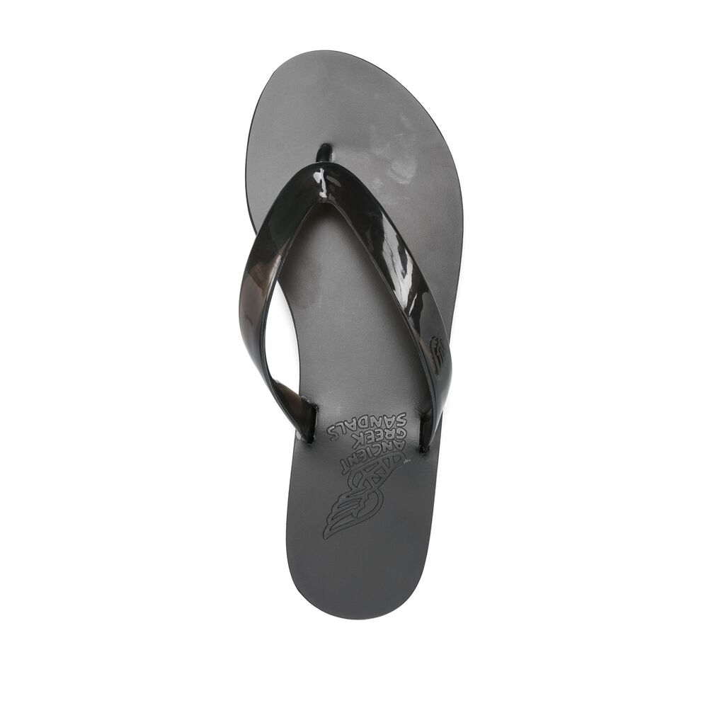 [Ancient Greek Sandals] Slippers SS26 SAIONARA JELLY JELLY/LEAT BLACK