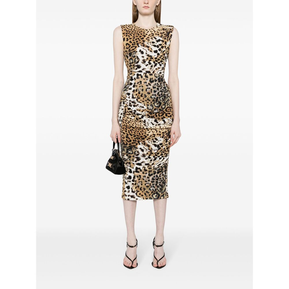 [ROBERTO CAVALLI] Sleeveless dress SS26 SKT159 LNG34 00504