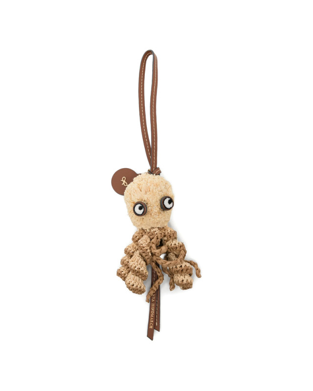 [Anya Hindmarch] Keyring FW26 206129 SS260224 NATUR