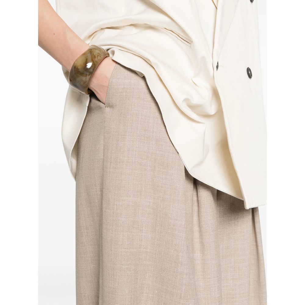 [Berwich] Trousers SS26 IP184U NINA PLEAT BEIGE