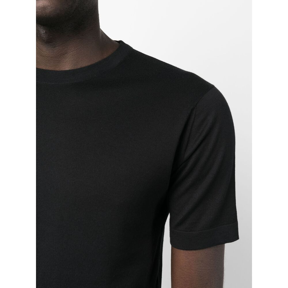 [JOHN SMEDLEY] T-shirts Short Sleeve SS26 LORCA  BLACK