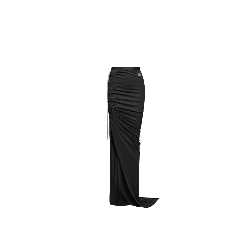 [Moncler X Rick Owens] Long skirt SS26 MU01F8H02 89AHD 999