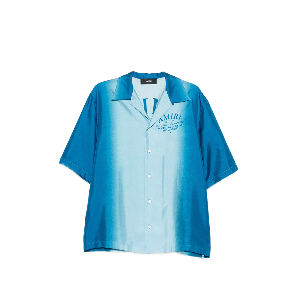 [Amiri] Shirts Short Sleeve FW26 AMTOSH1205  SAPPH