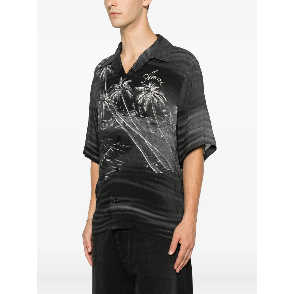 [Amiri] Shirts Short Sleeve FW26 AMTOSH1166  BLACK