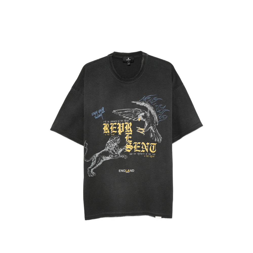 [Represent] T-shirts Short Sleeve FW26 MLM101188-02  BLACK