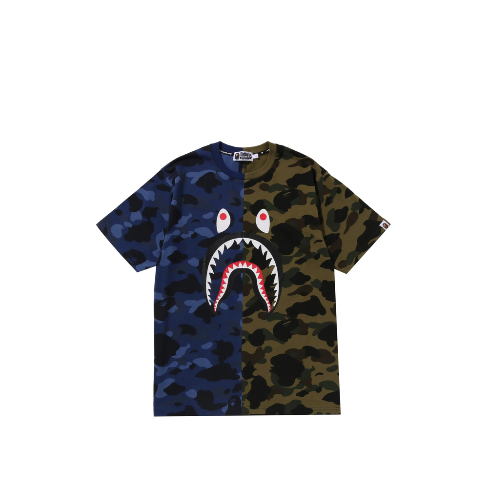 [A BATHING APE] T-shirts Short Sleeve SS26 001CSM301009M  NAVY
