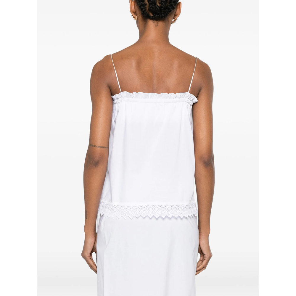 [THE NINA STUDIO] T-shirts Sleeveless SS26 N2747  WHITE