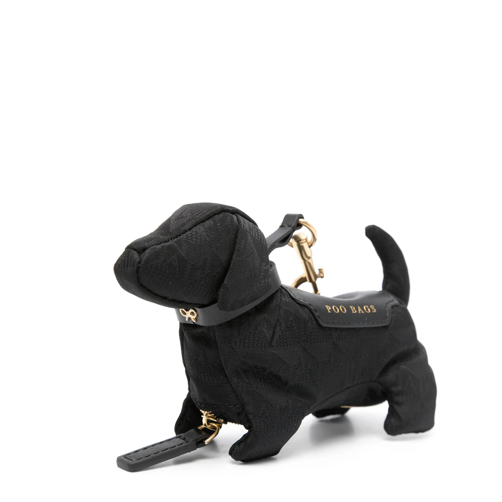 [Anya Hindmarch] Keyring FW26 194730 AW240151 BLACK