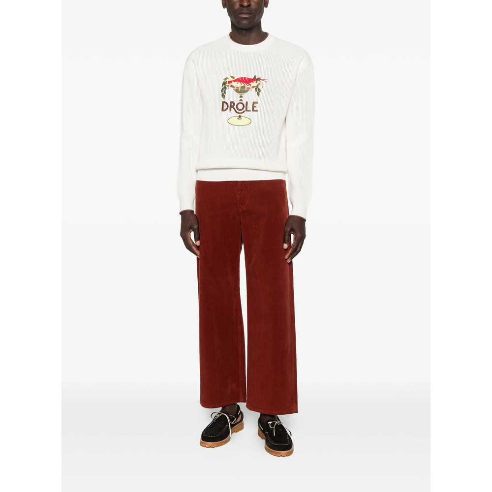 [DROLE DE MONSIEUR] Sweatshirt SS26 J-PO198 CO207 OFFWH
