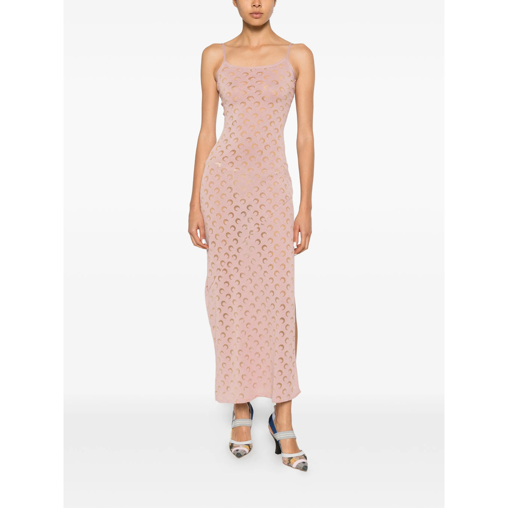 [MARINE SERRE] Sleeveless dress SS26 WDR460A CKNI0545 PK00