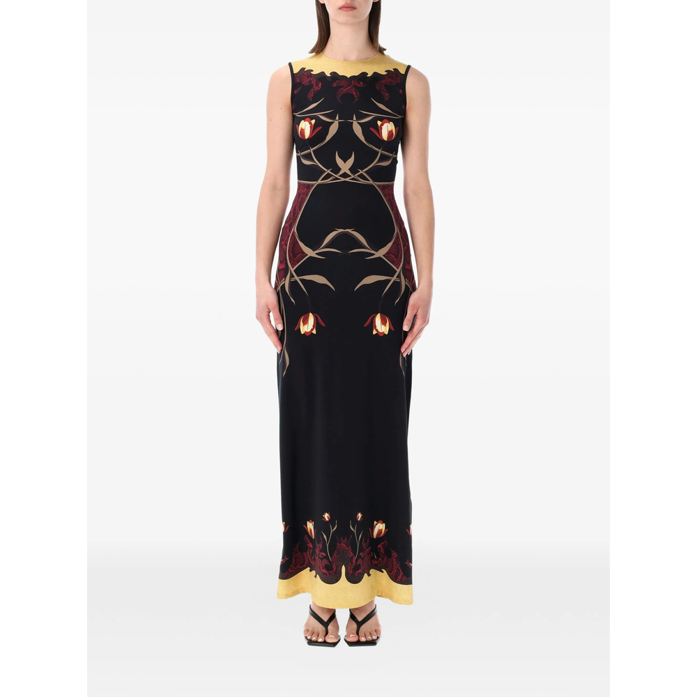 [MARINE SERRE] Sleeveless dress SS26 WDR479A CJER0118 BK97