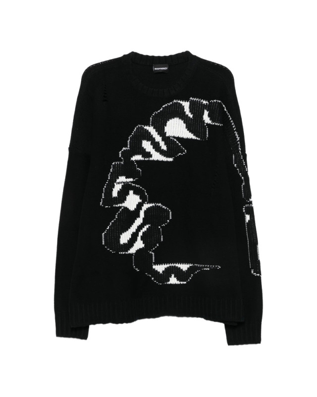 [Madfrenzy] Sweatshirt SS26 CORTEX  BLACK