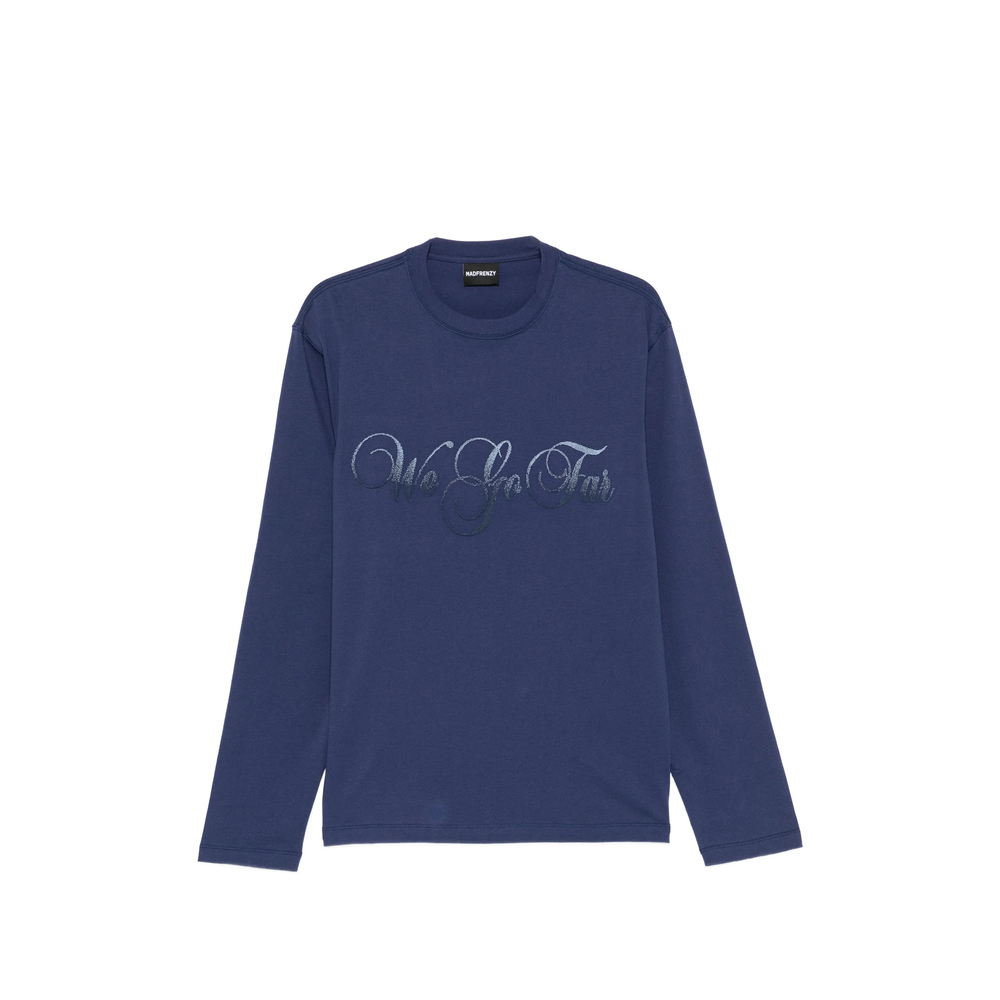 [Madfrenzy] T-shirts Long Sleeve SS26 WE GO FAR LONGSLEEVE