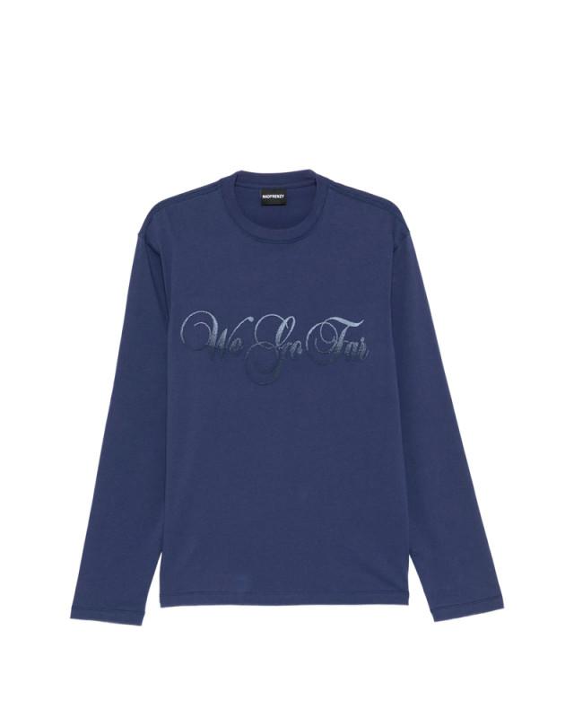 [Madfrenzy] T-shirts Long Sleeve SS26 WE GO FAR LONGSLEEVE