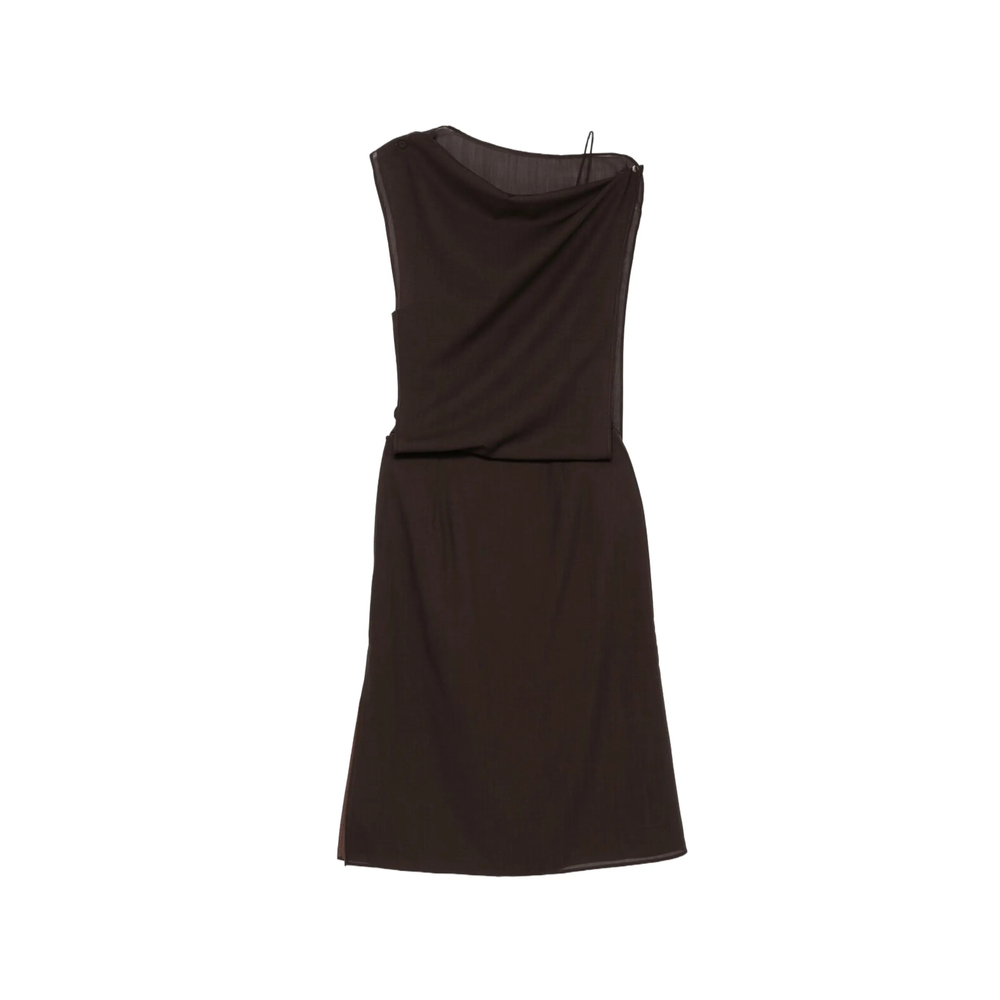 [Viktoria Chan] Sleeveless dress SS26 SS26018BR  BROWN