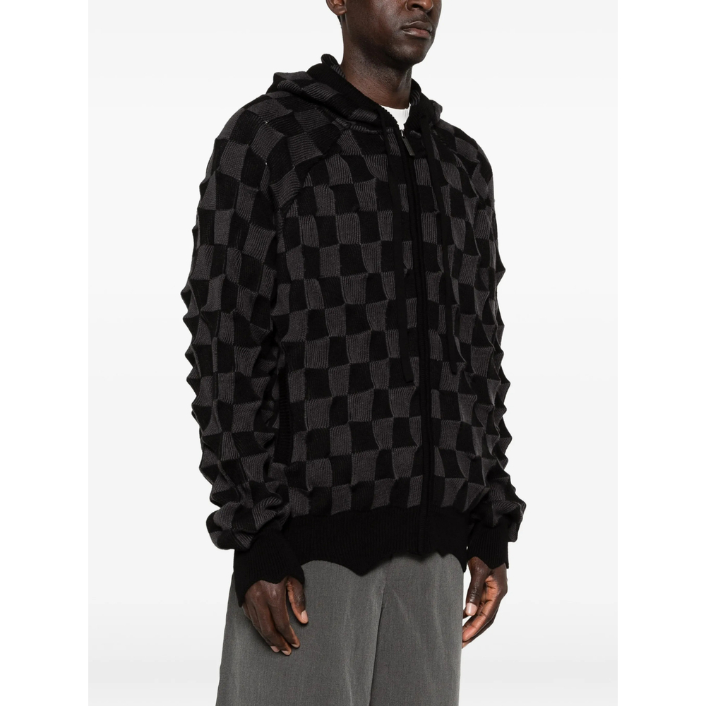 [Madfrenzy] Hoodie SS26 SPIKED  CHESS