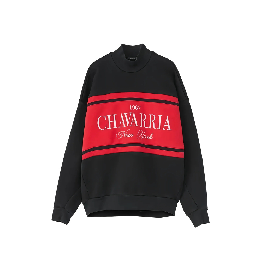 [Willy Chavarria] Sweatshirt SS26 WCJSY0191-001  BLACK