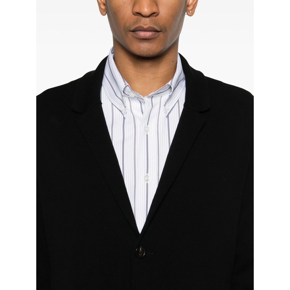[ROBERTO COLLINA] Cardigan SS26 261MYA09011  NERO