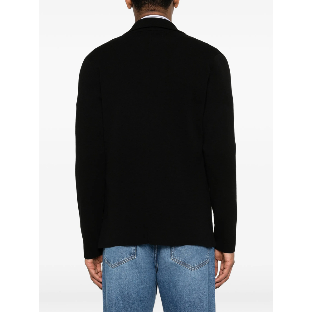[ROBERTO COLLINA] Cardigan SS26 261MYA09011  NERO