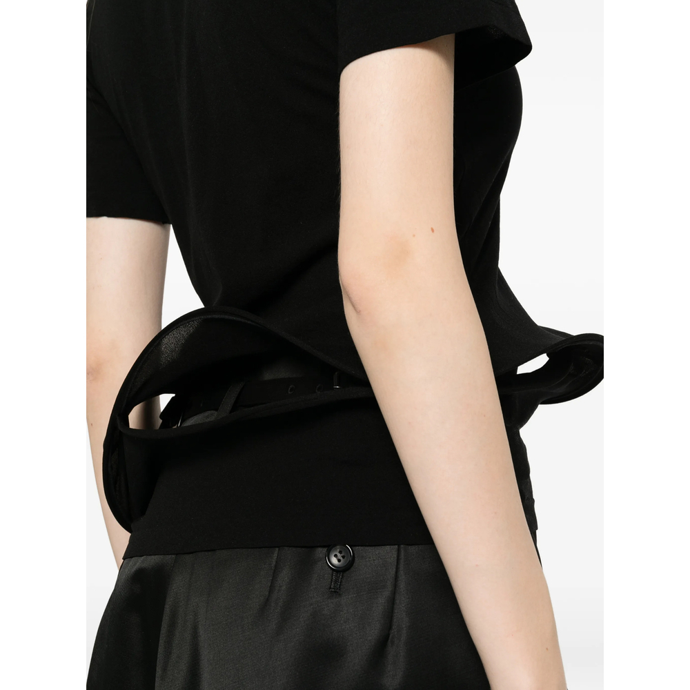 [Junya Watanabe] T-shirts Short Sleeve SS26 JQ-T040  BLACK