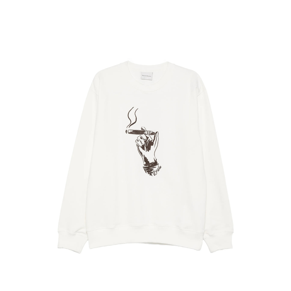 [DROLE DE MONSIEUR] Sweatshirt SS26 K-SW204 CO127 OFFWH
