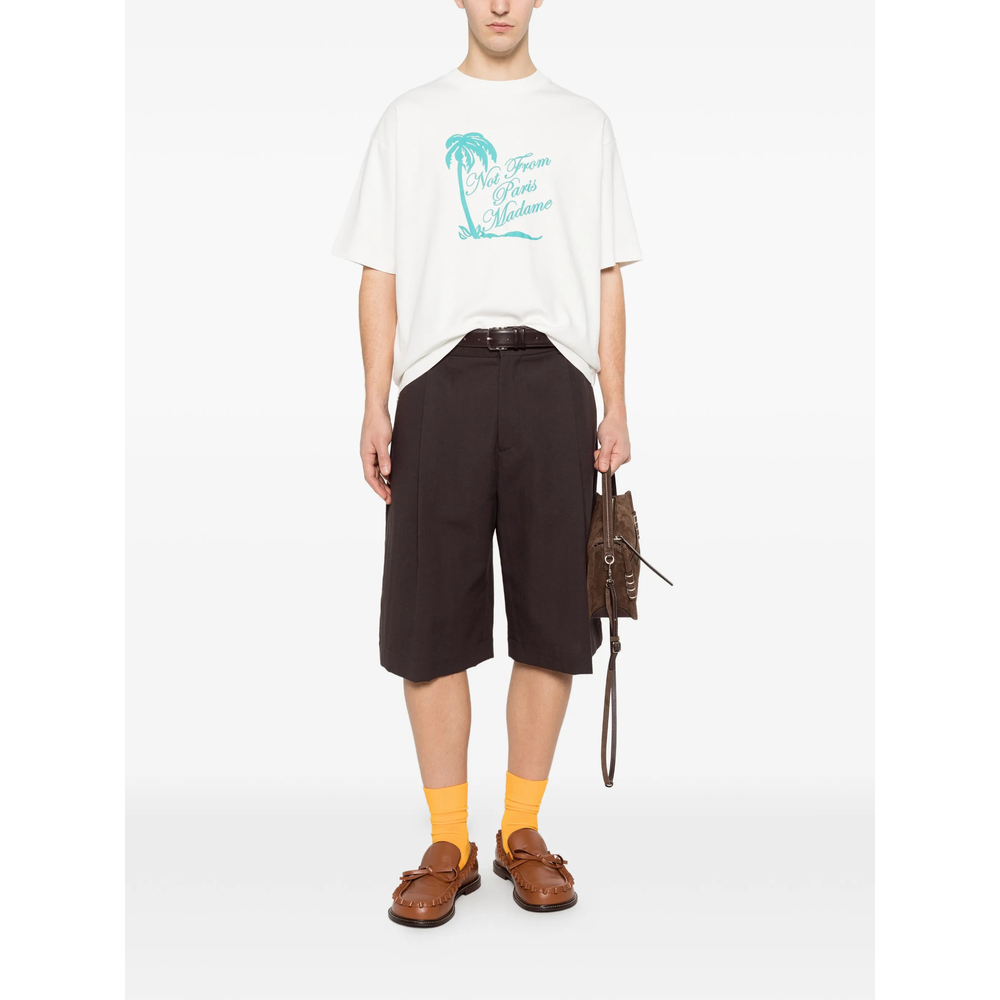 [DROLE DE MONSIEUR] T-shirts Short Sleeve SS26 K-TS297 CO002 OFFWH