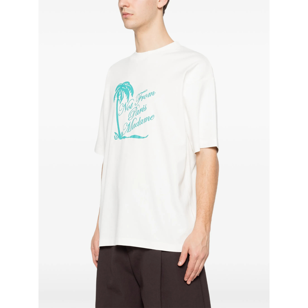 [DROLE DE MONSIEUR] T-shirts Short Sleeve SS26 K-TS297 CO002 OFFWH