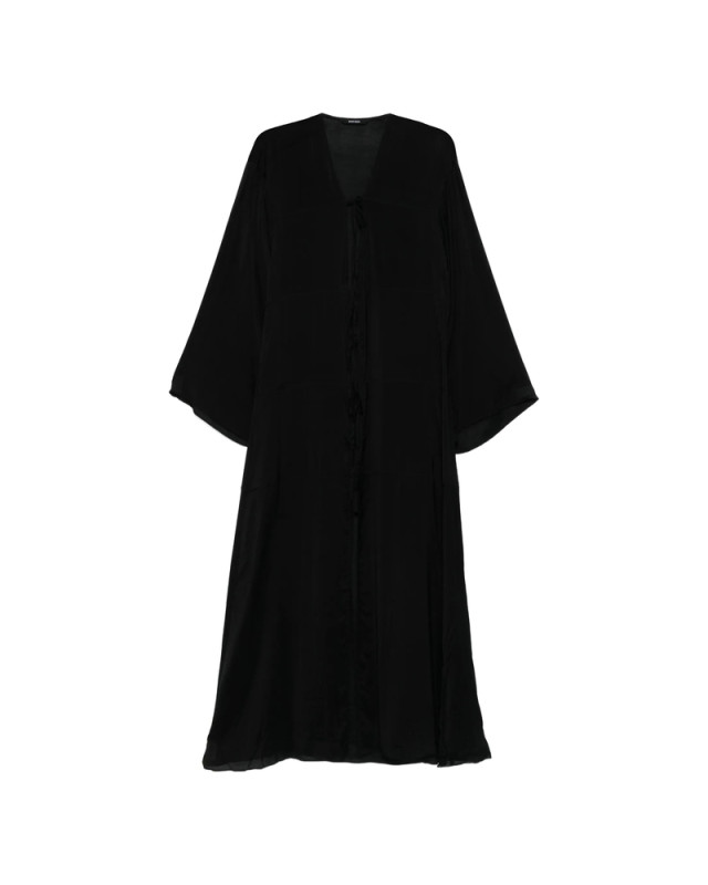 [Bondi Born] Long sleeve dress SS26 CU899NT CREMONA BLK