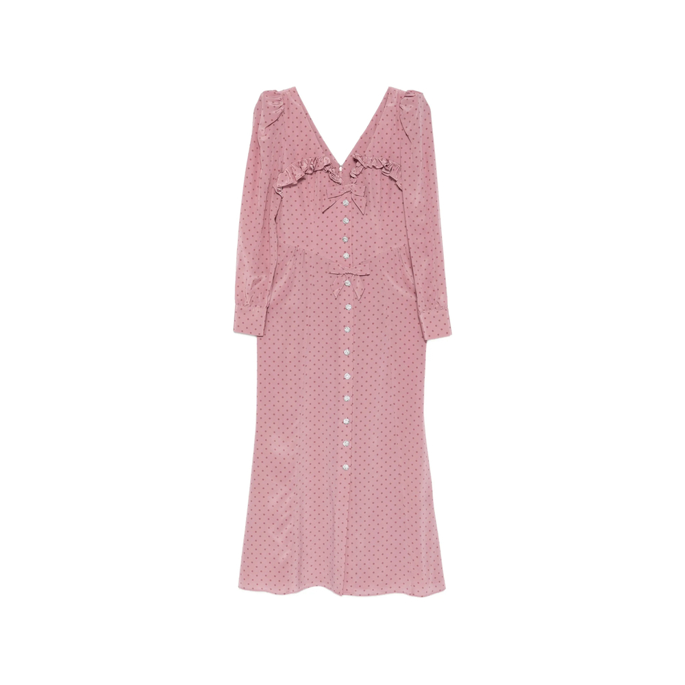 [Alessandra Rich] Long sleeve dress SS26 FABX4314 F4686 1941