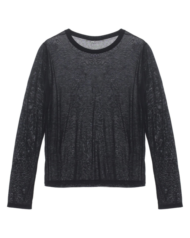 [BASERANGE] T-shirts Long Sleeve FW26 TOLS-BL LONG SLEEV BLACK