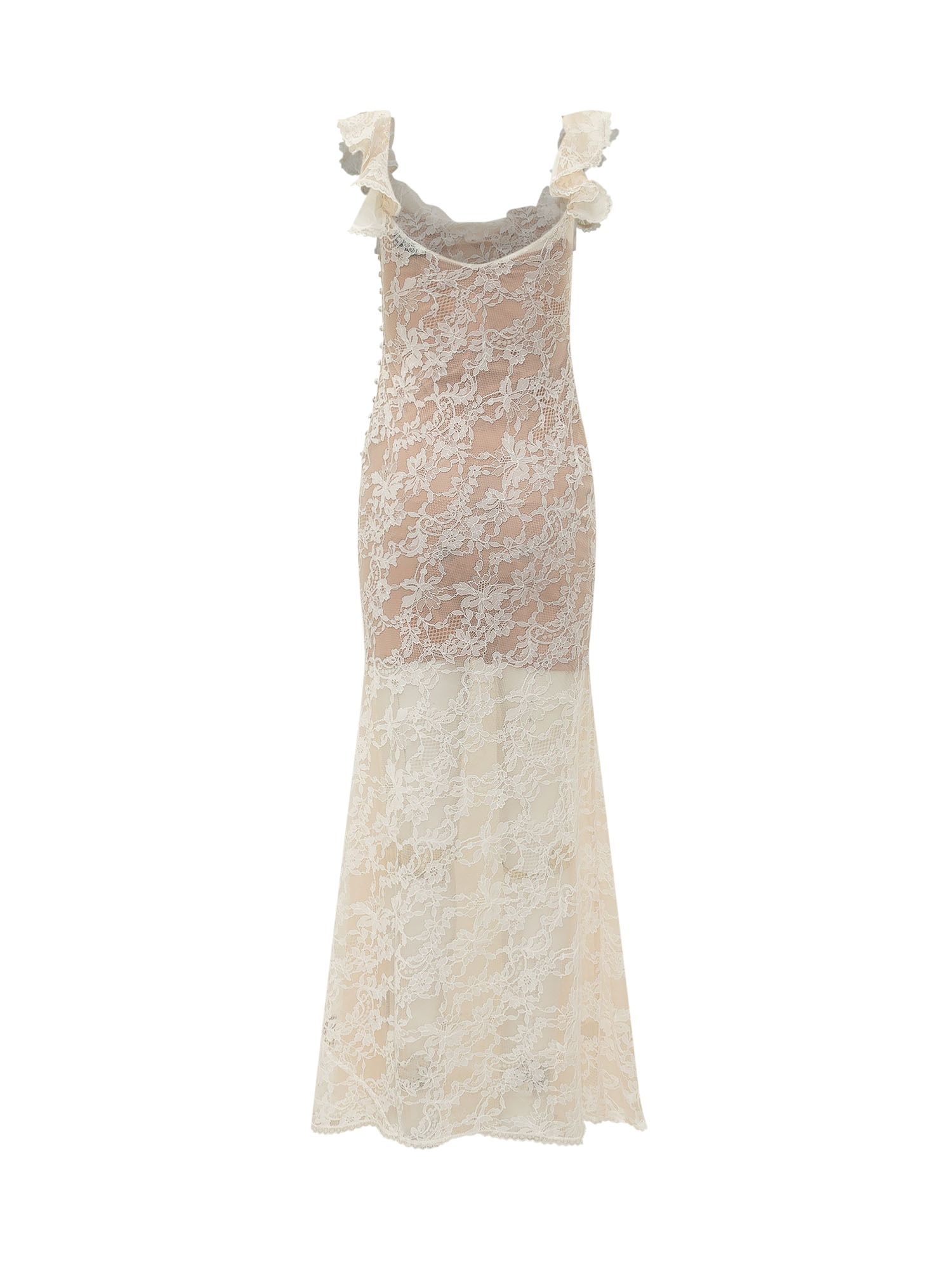 [Self-portrait] Sleeveless dress SS26 SS26259XC CREAM