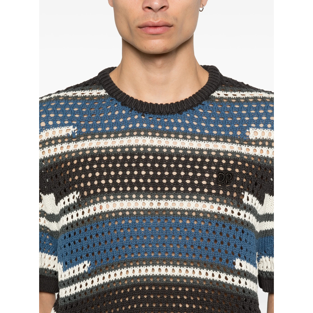 [Daily Paper] T-shirts Short Sleeve SS26 2610006 KENTE STRI WGREY