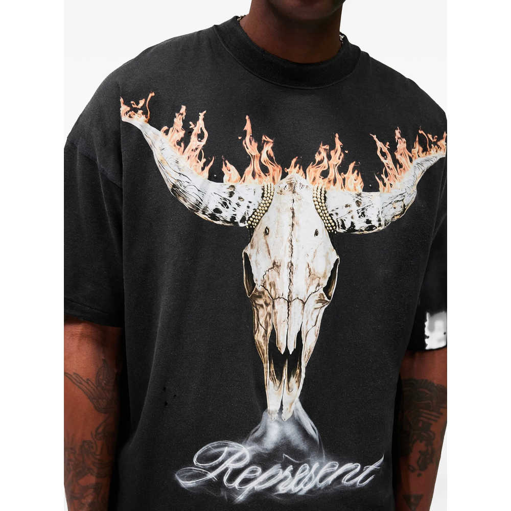 [Represent] T-shirts Short Sleeve SS26 MLM100592-04  BLACK