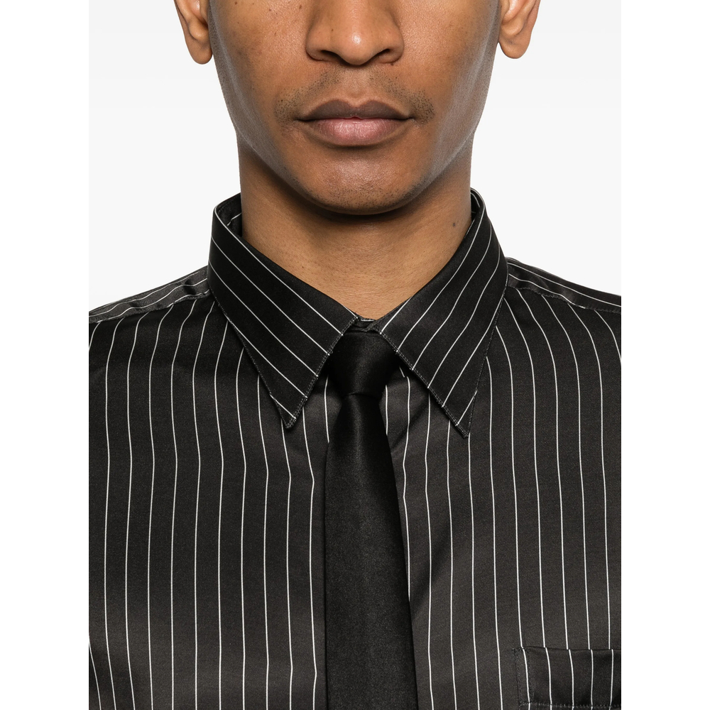 [ERNEST W. BAKER] Shirts Long Sleeve SS26 SH20 SR02 BLKWH