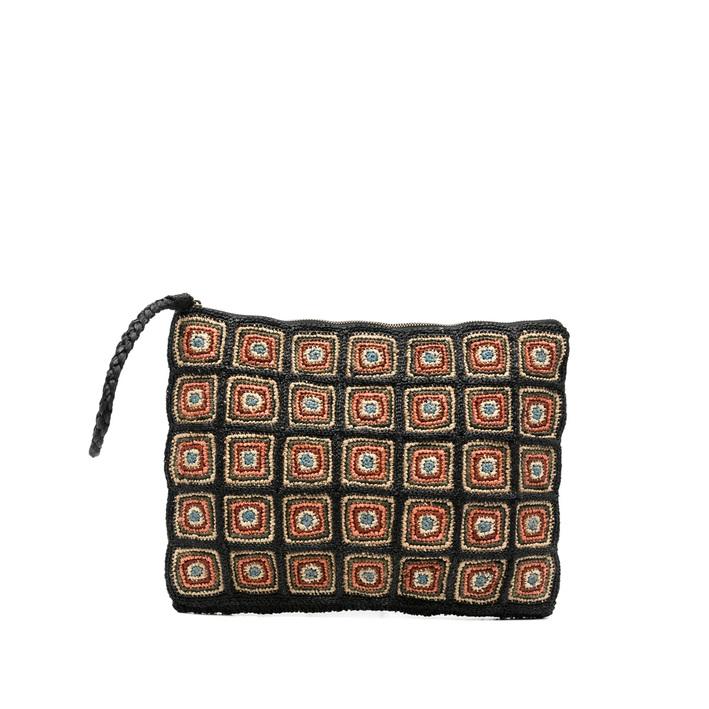 [Ibeliv] Clutch bag SS26 TRACE  BLACK