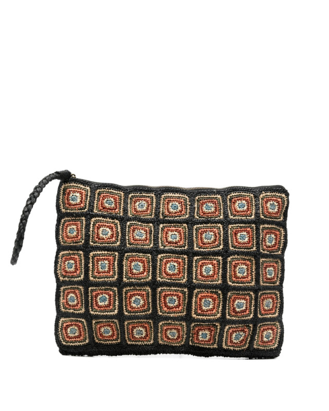 [Ibeliv] Clutch bag SS26 TRACE  BLACK