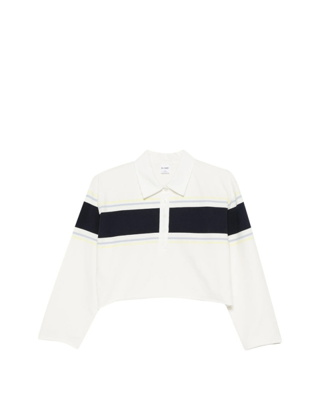 [Re/Done] T-shirts Long Sleeve SS26 091-02WRGBPOL  OFFWH