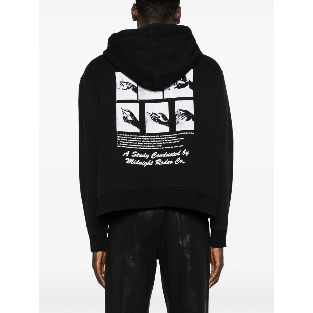 [Midnight Rodeo] Hoodie FW25 MRT-54 CIGARETTE BLACK