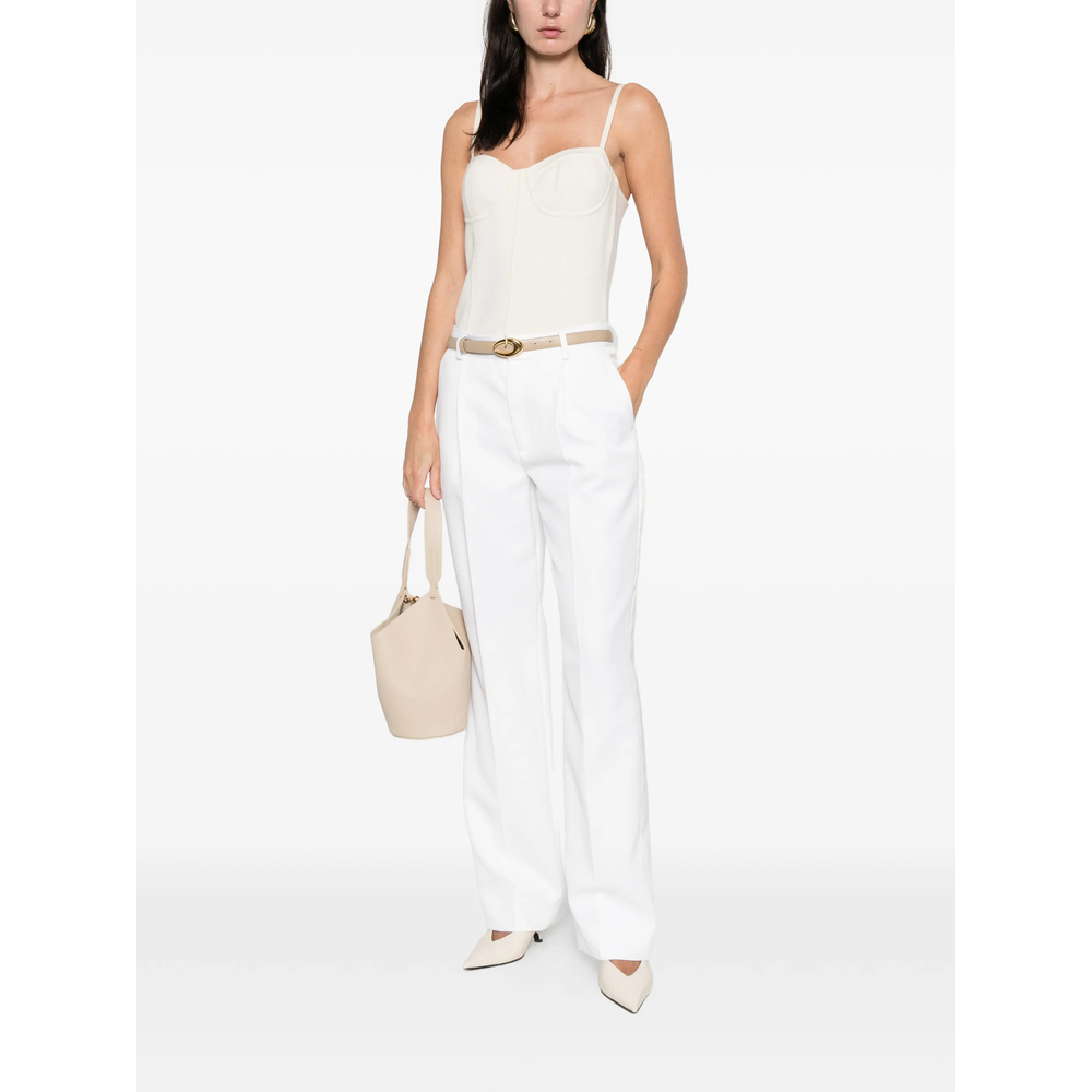 [VICTORIA BECKHAM] Trousers SS26 1126WTR006913B  IVORY