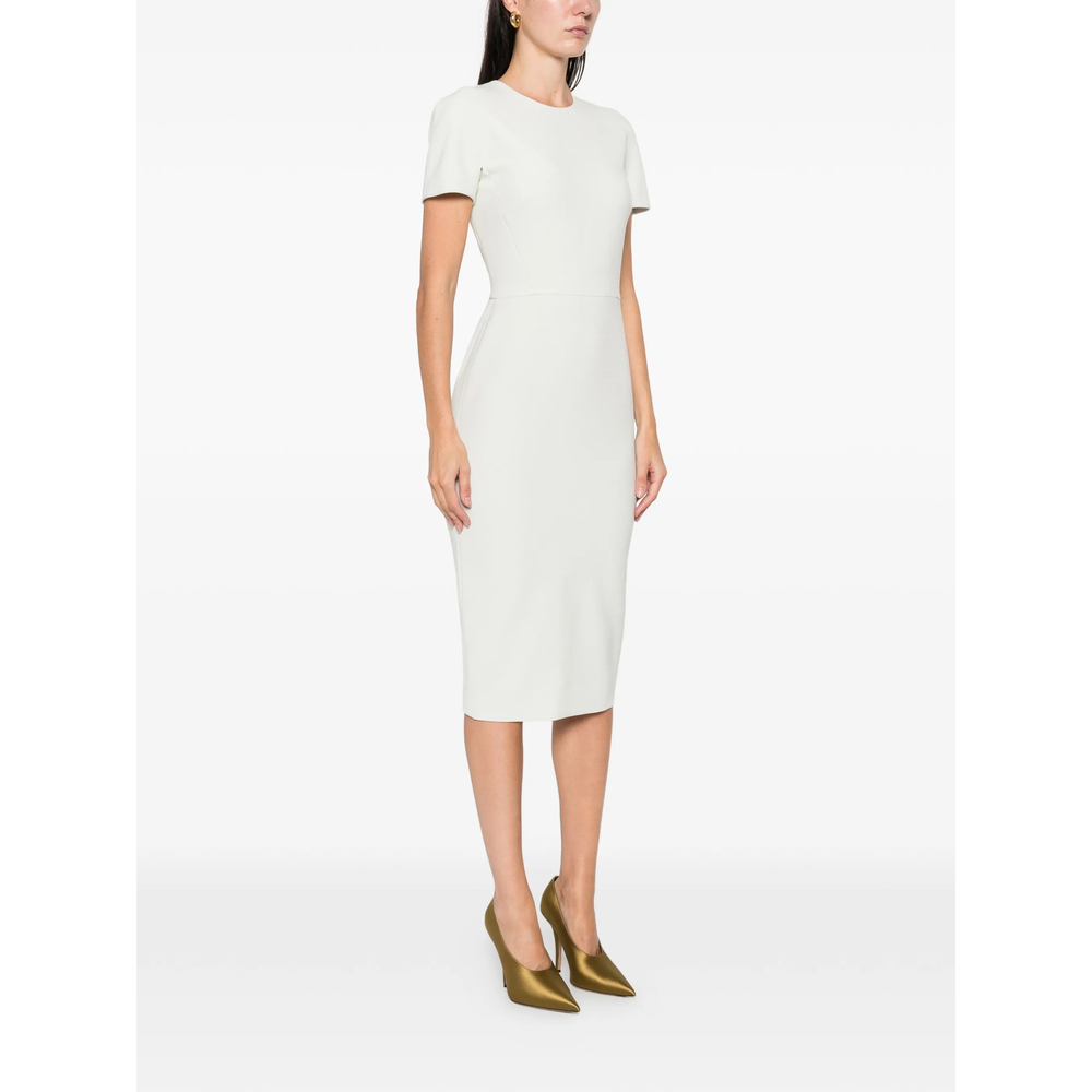 [VICTORIA BECKHAM] Short sleeve dress SS26 1126WDR005232A  ALOE