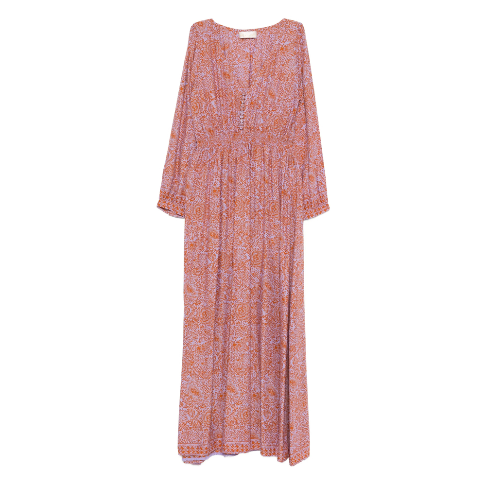 [Natalie Martin] Long sleeve dress SS26 SHANGRI  PURPL
