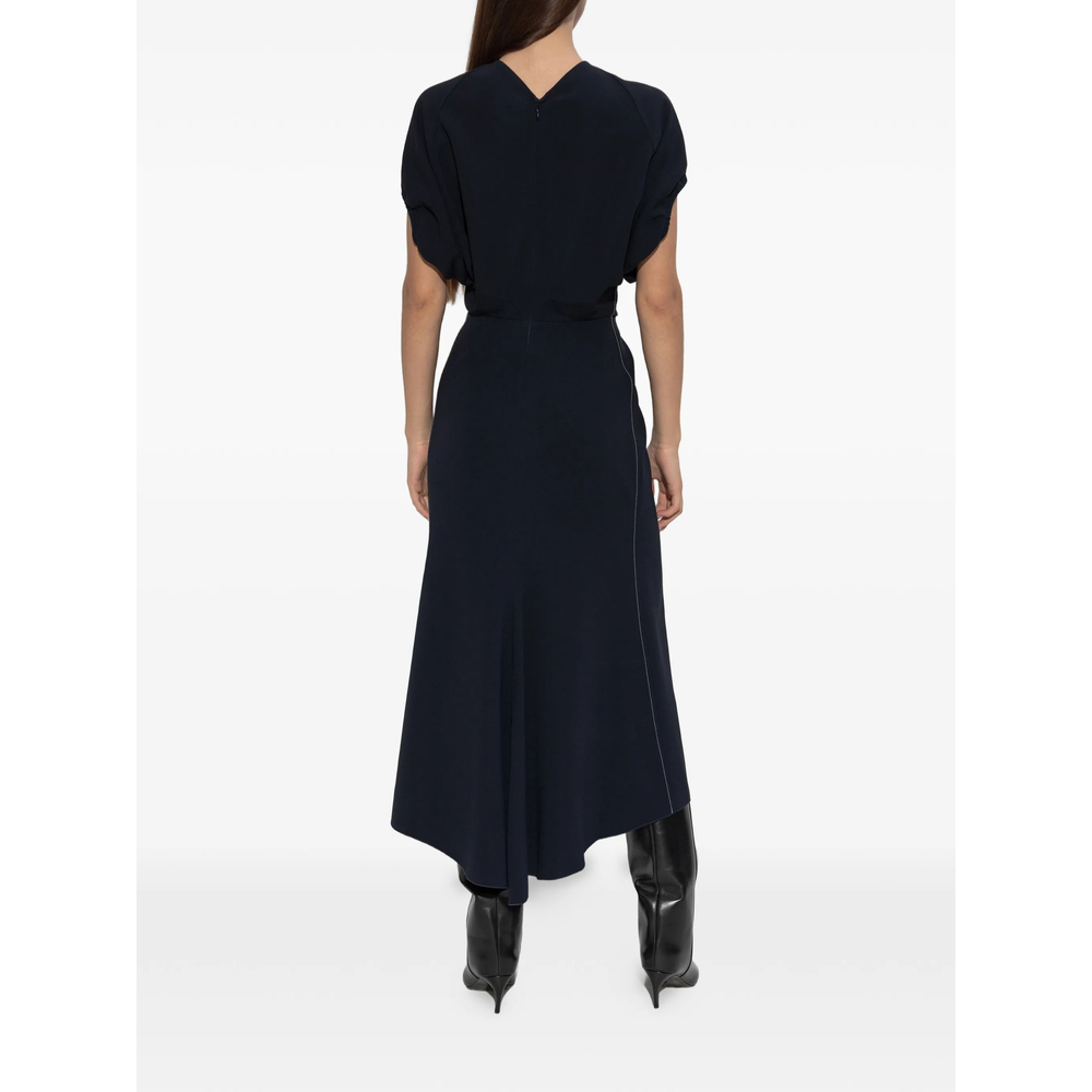 [VICTORIA BECKHAM] Sleeveless dress SS26 1126WDR006381A  NAVY
