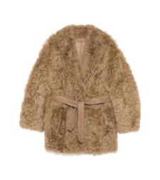 [Numero Otto] Leather Jacket FW25 AURORA  CAMEL