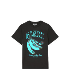 [GANNI] T-shirts Short Sleeve FW26 A1050200  252